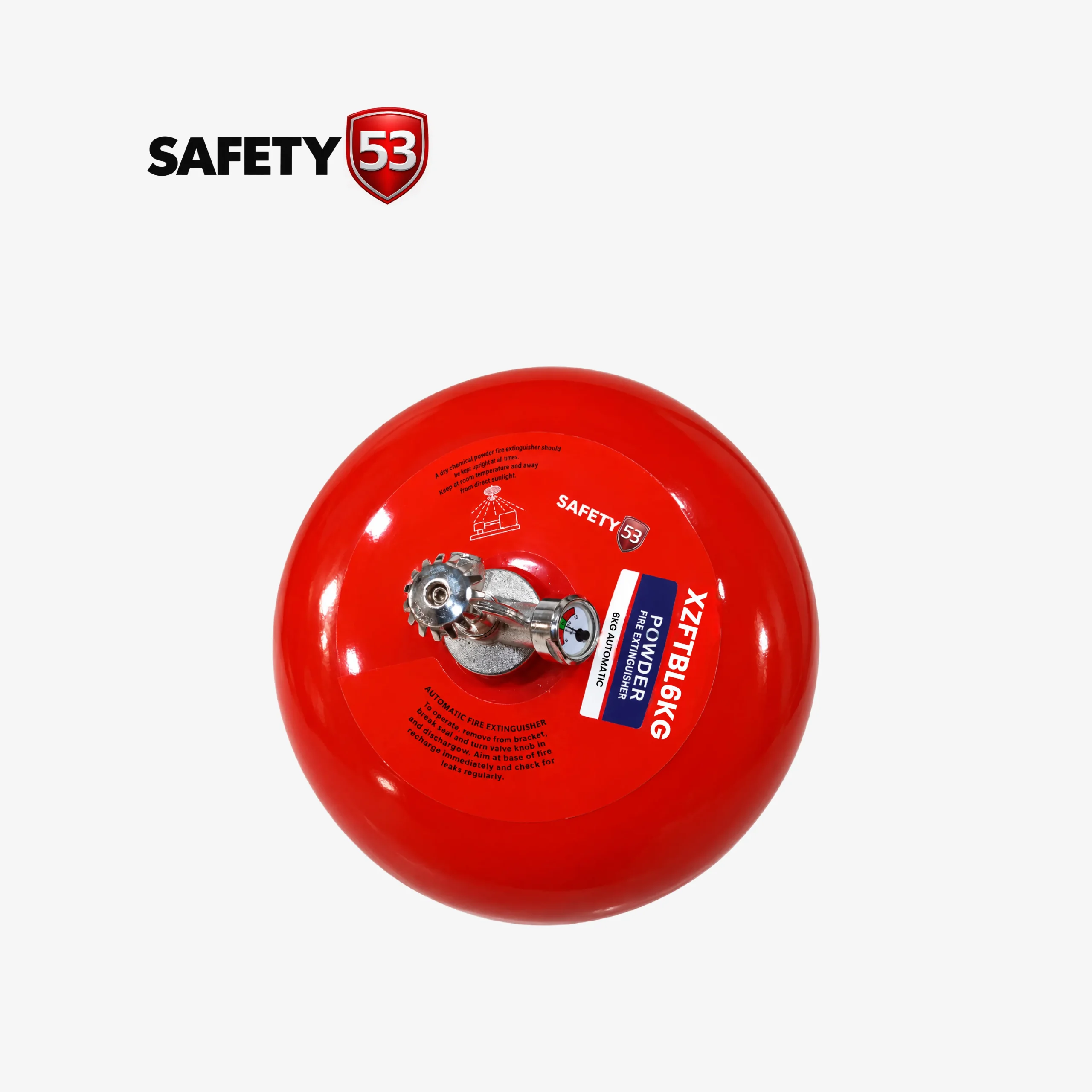 Safety 53 ADCP-6KG Automatic Fire Extinguisher (Ceiling Mounted)