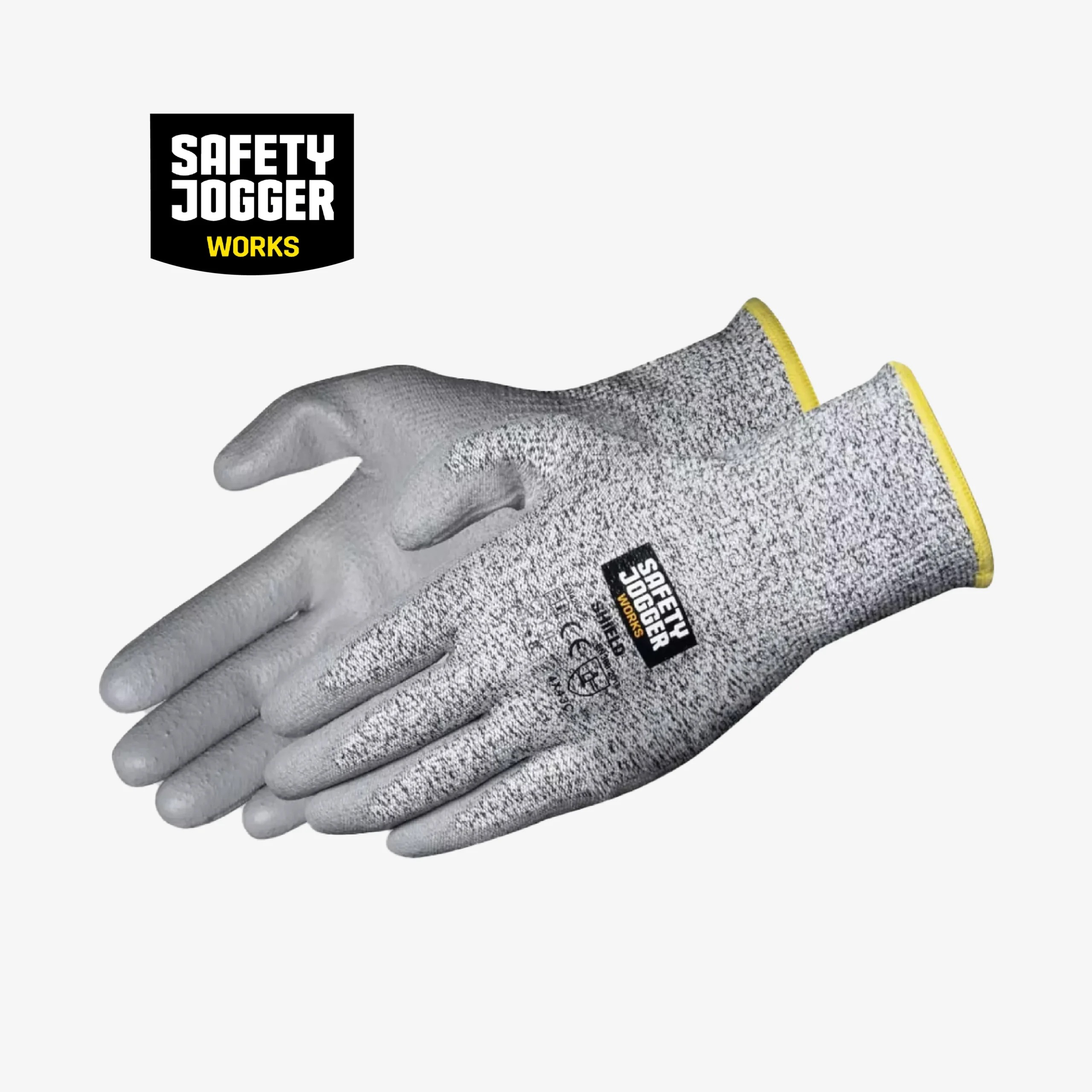 Safety Jogger Shield 4X43C Cut Resistant HPPE Gloves (EN 388)